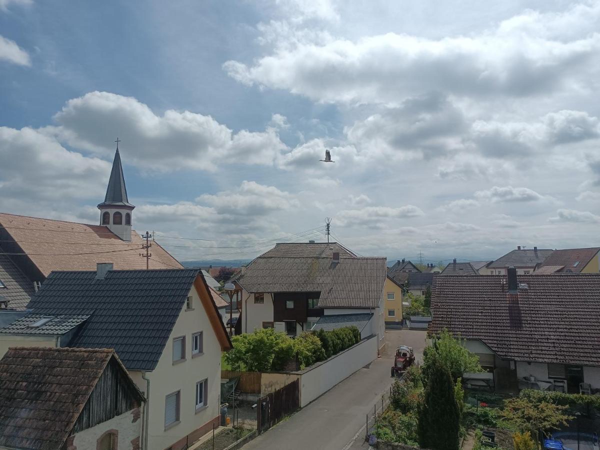 Ferienwohnung Sonnenschein Rheinhausen Bagian luar foto