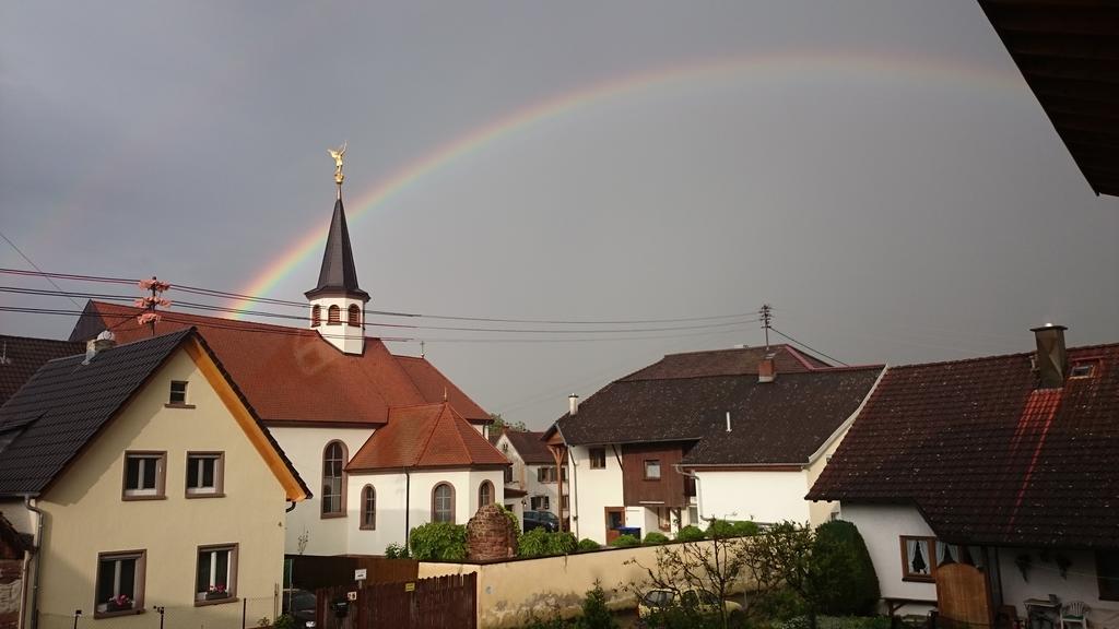 Ferienwohnung Sonnenschein Rheinhausen Bagian luar foto